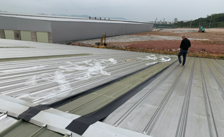 马尾厂房屋面防水维修案例